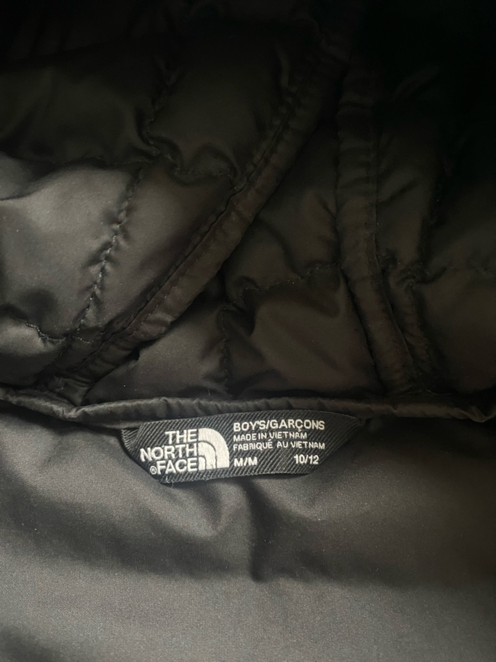 The North Face Green Hooded Packable Puffer with Black Youth Medium 10-12 - Picture 2 of 5